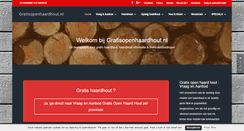 Desktop Screenshot of gratisopenhaardhout.nl